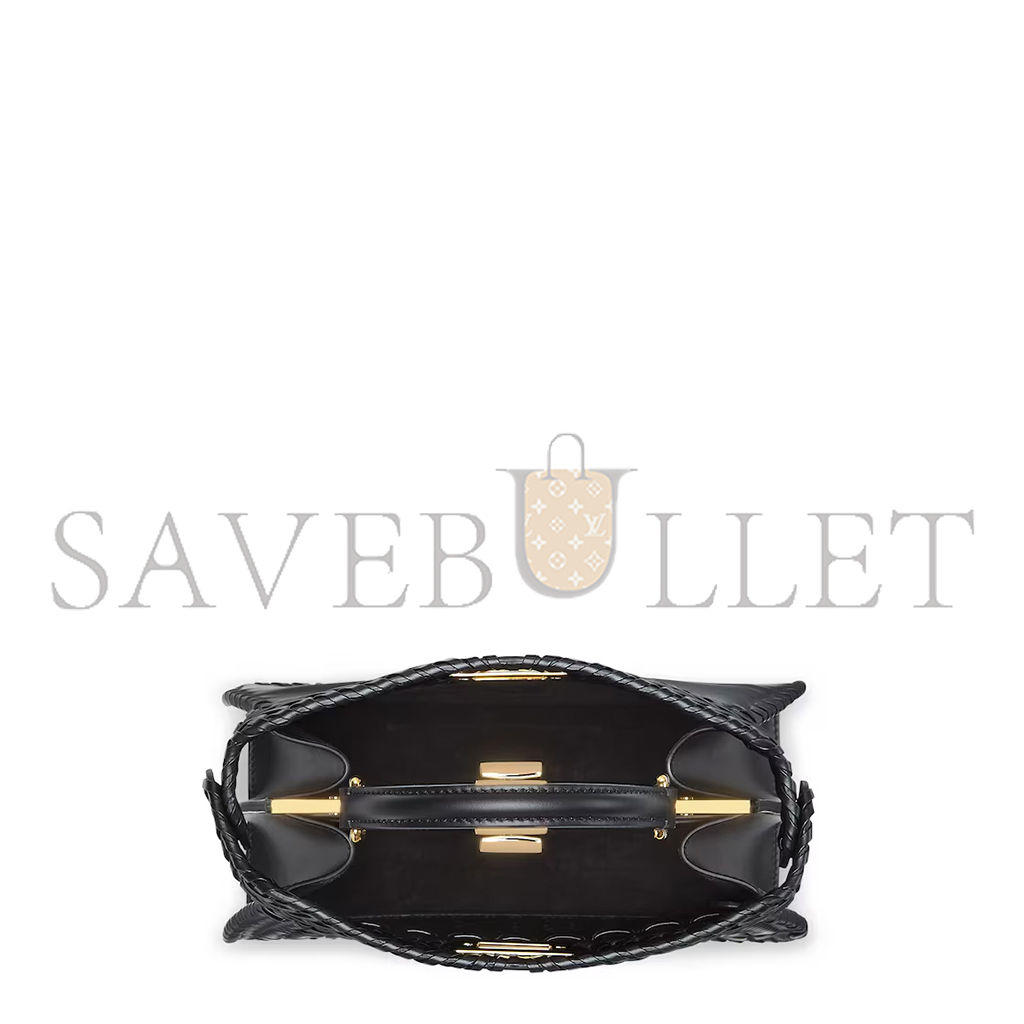 F**di peekaboo iseeu braided leather bag 8bn327anx8f0kur (33*25*13cm)