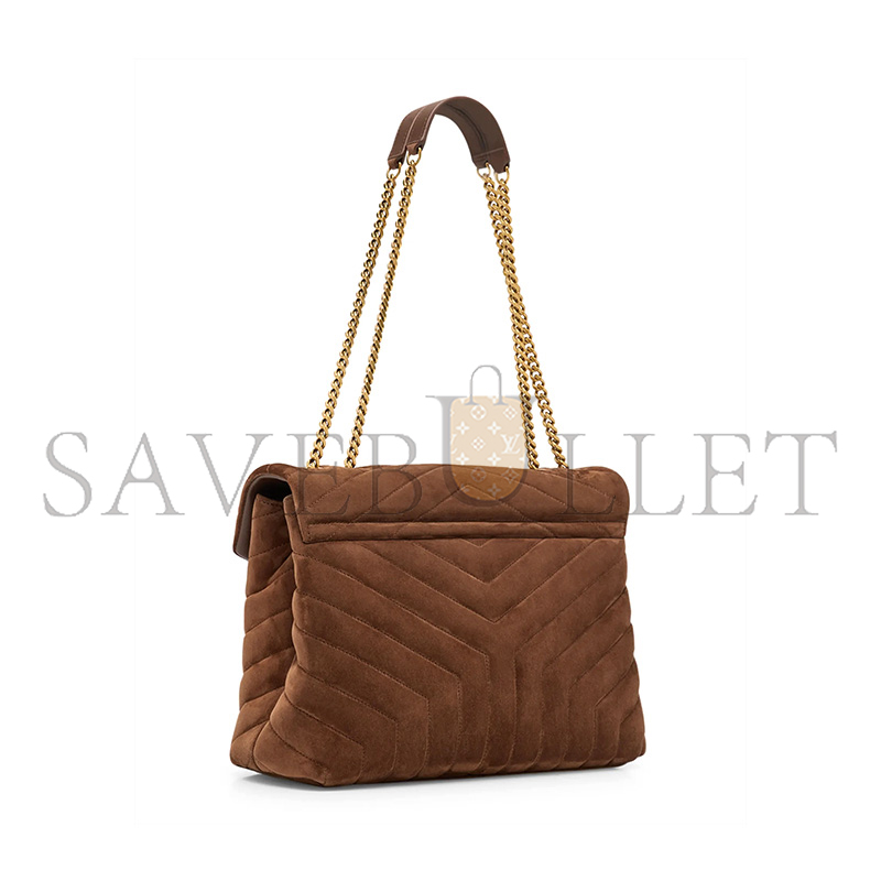 Y*L loulou medium chain bag in suede 487216522436 (32*22*11cm)