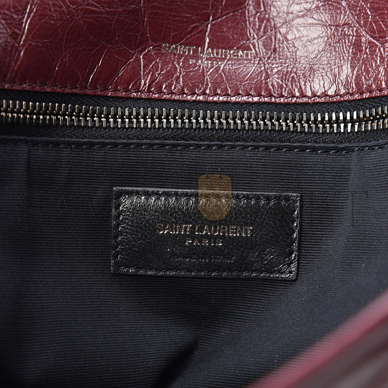 Y*L niki medium chain bag in crinkled vintage leather 498894710044 (28*20*8.5cm)