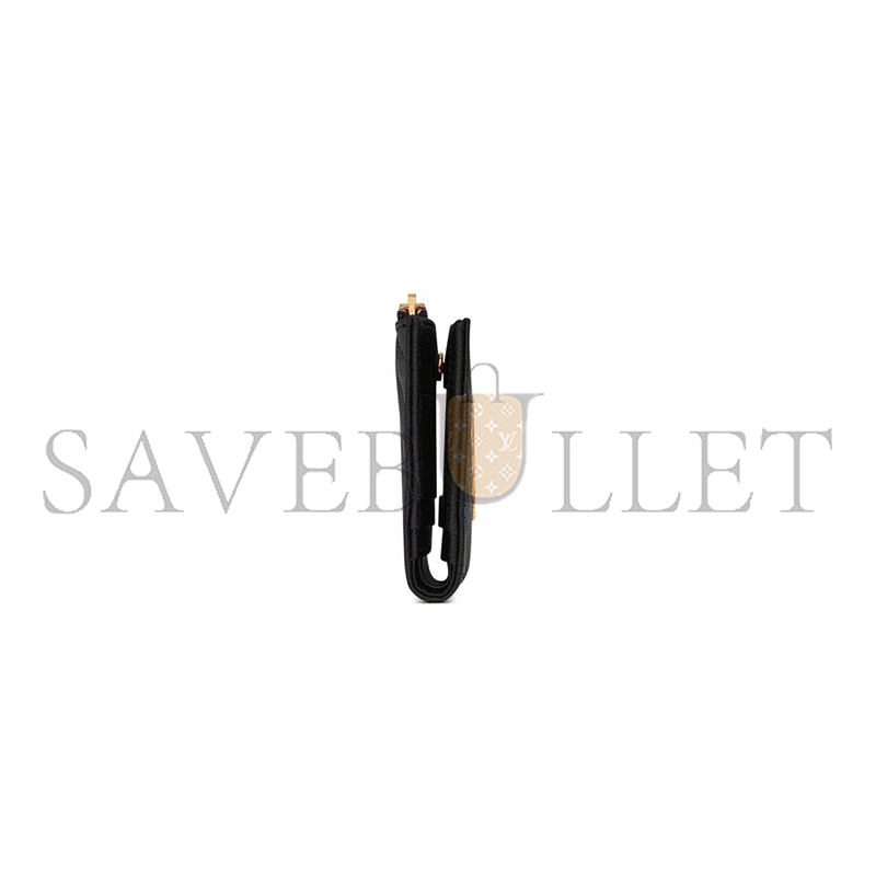 Y*L cassandre matelassÉ bi-fold wallet in grain de poudre leather 575879bow011000 (10.5*8.5*2.5cm)