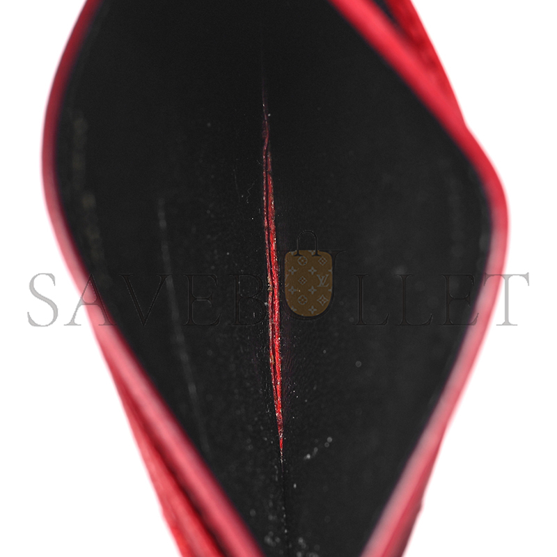 Y*L cassandre matelassÉ card case in grain de poudre leather 42329111000 (10.5*7.5*0.5cm)