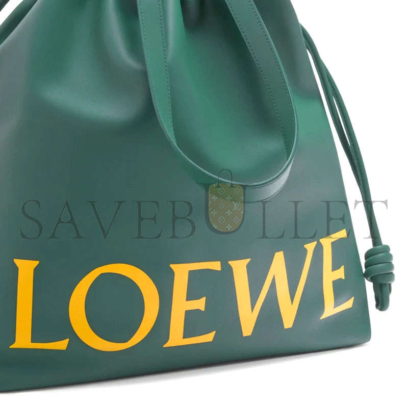 L0ew* flamenco logo tote in nappa calfskin b411fplx01 (46*41*12.5cm)
