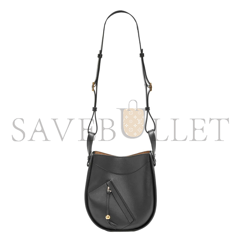 L0ew* hammock slice bag in shiny calfskin a538hhsx01 (21*25*10cm)