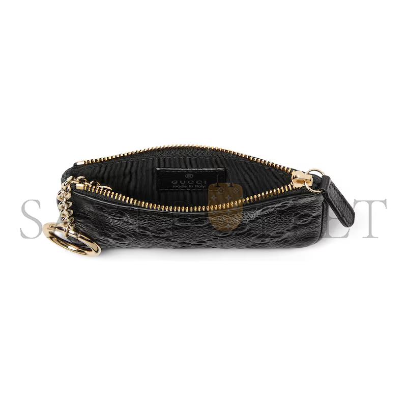 Gvc*1 gg gg emblem zip key case 815891 (12*7.5cm)