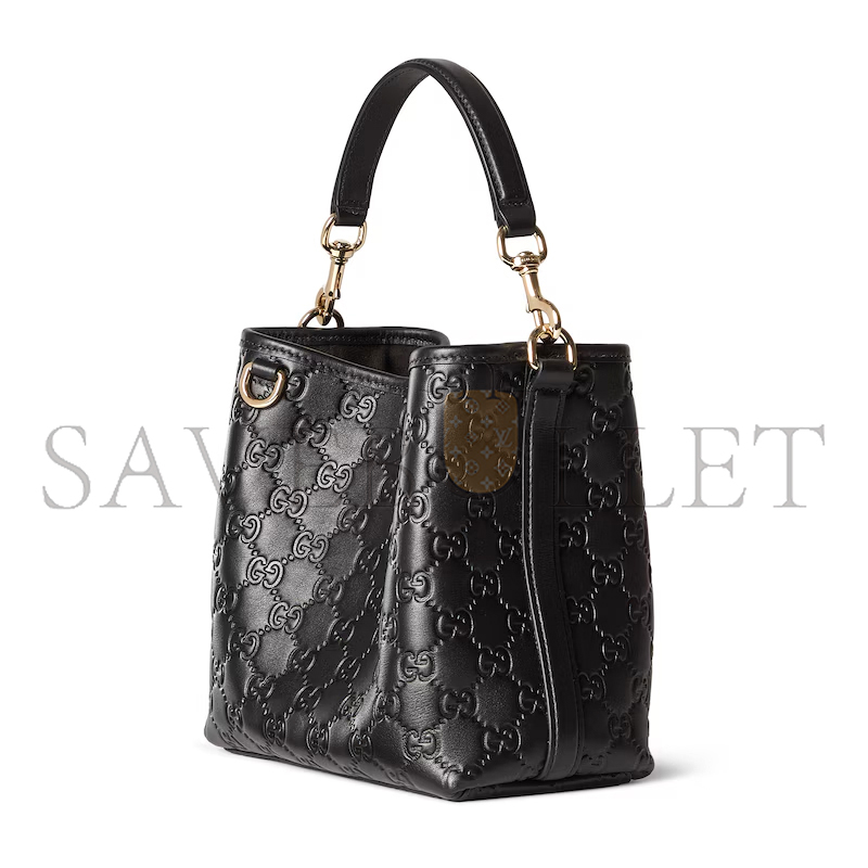 G*u*i gg emblem small bucket bag 815118 (19*18*11cm)