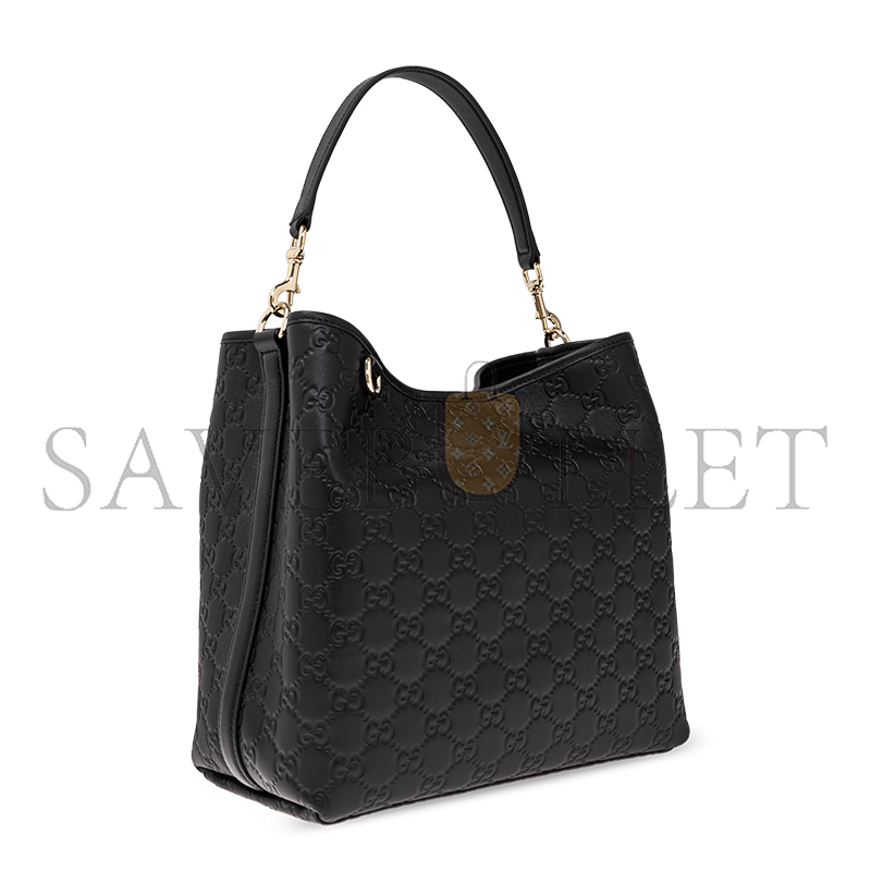 G*u*i gg emblem bucket bag 815103 (25*25*15.5cm)