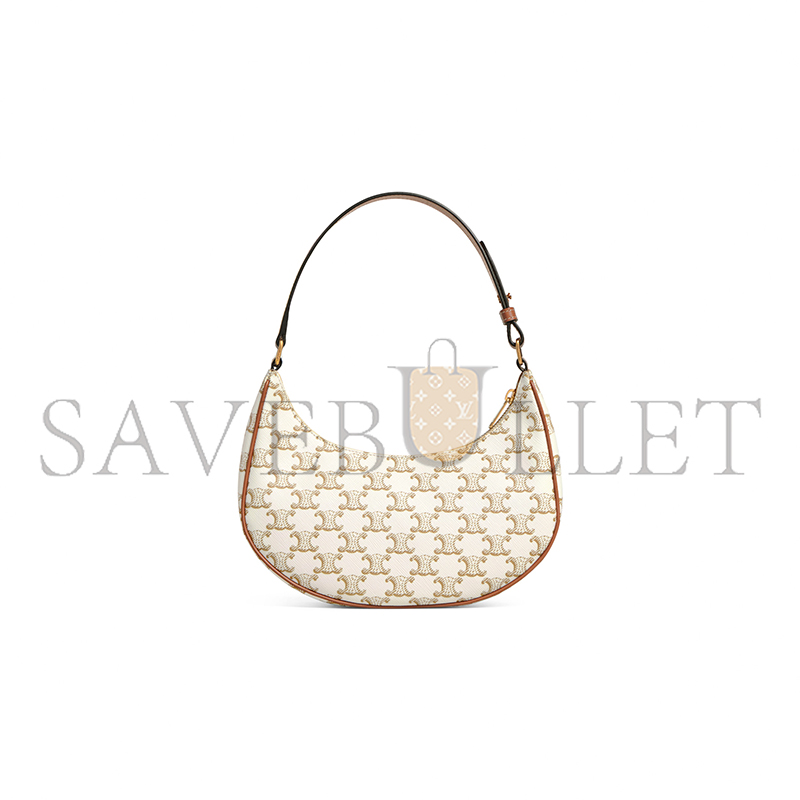 Ce**e ava bag in triomphe canvas and calfskin 193952bzj.01bc (23*14*7cm)