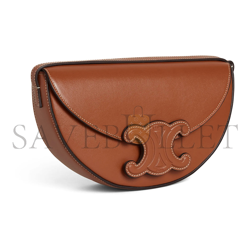 Ce**e shoulder bag in besace triomphe full leather 111233du3.04lu (23*13.5*6cm)