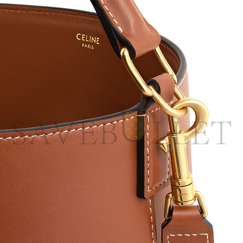 Ce**e medium bucket l0*ise in smooth calfskin 116613fx9.04lu (28*24*16cm)