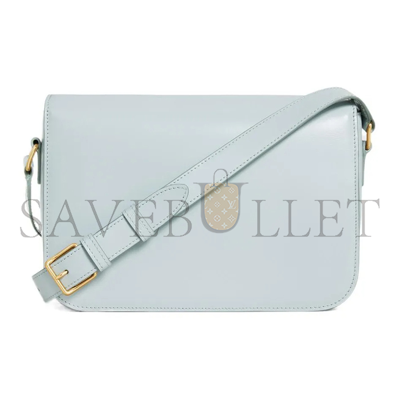 CELIN MEDIUM TEEN TRIOMPHE BAG IN SHINY CALFSKIN 187363BF4.07SZ (22.5*16.5*7.5cm)