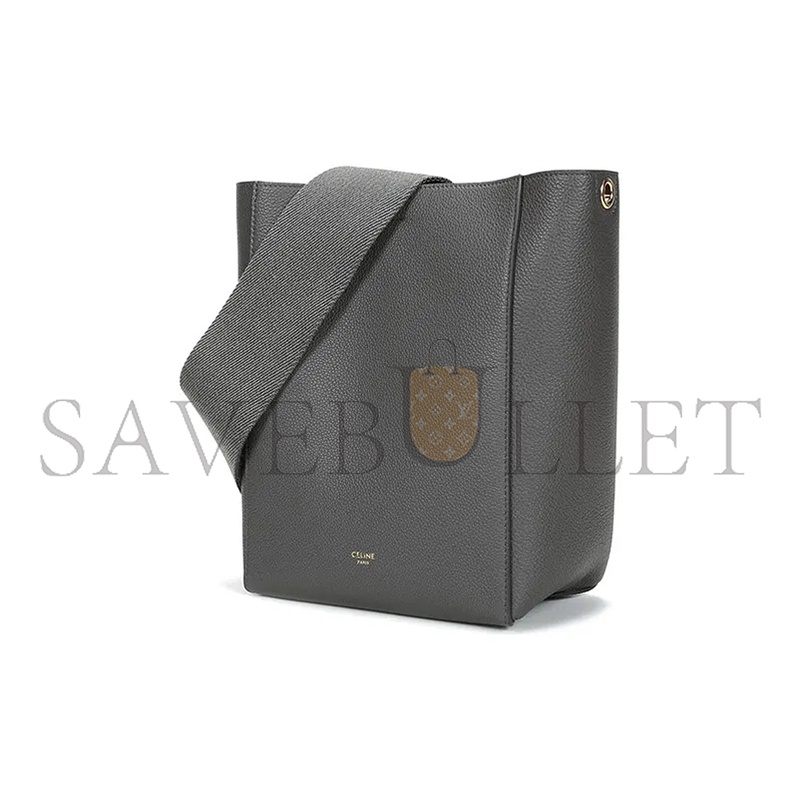 Ce**e small bucket bag in sangle seau pebbled calfskin 189303ah4.10dc (25*18*12cm)