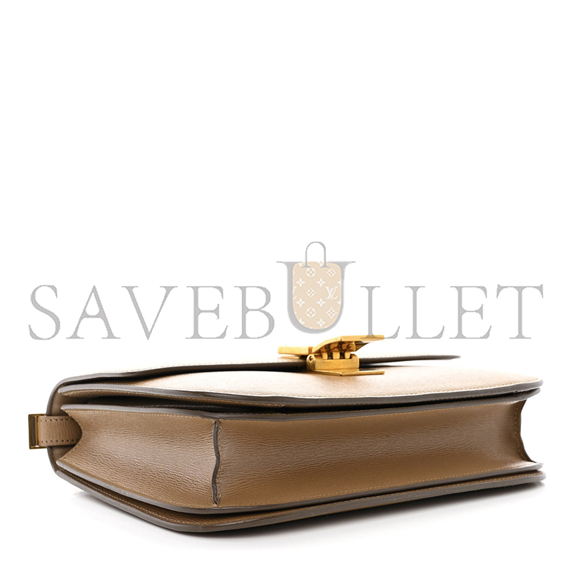 Ce**e medium shoulder bag in teen classic corrugated calfskin 164173dls.27ov (24*18*7cm)