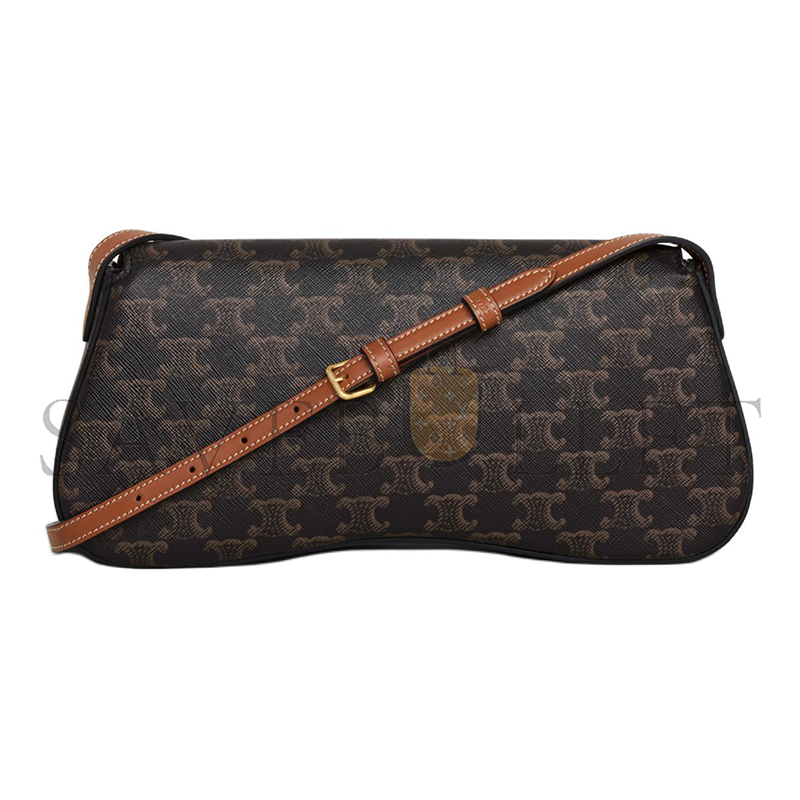 Ce**e medium teen Ce**e lola in triomphe canvas and calfskin 115533fn1.04lu (28*12*5cm)