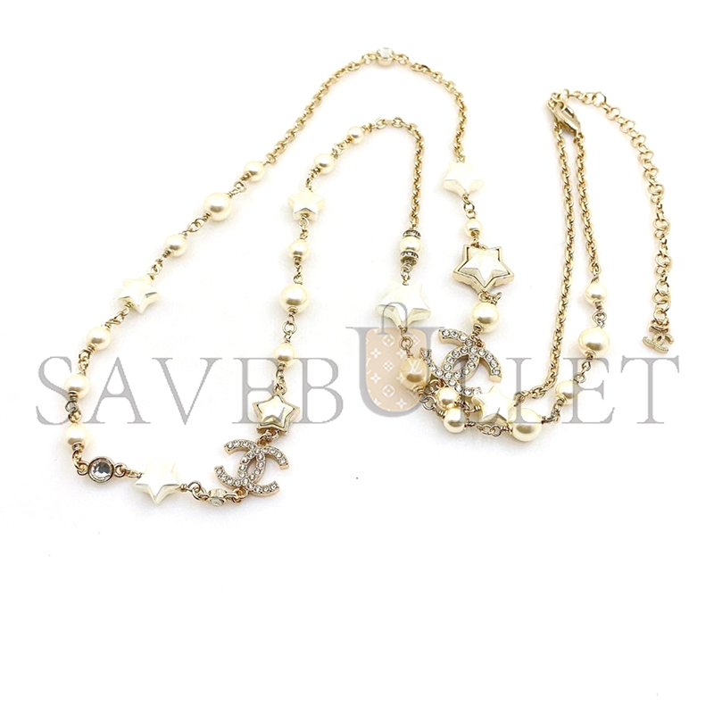 Ch*el star pearl necklace abe601