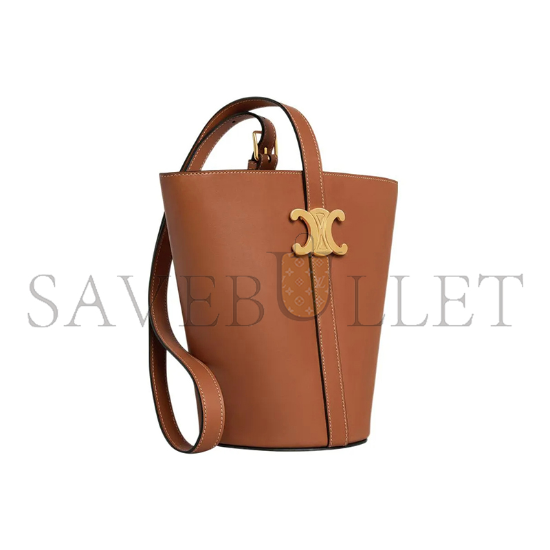 Ce**e bucket triomphe in natural calfskin 199913bfn.04lu (25*22*14cm)