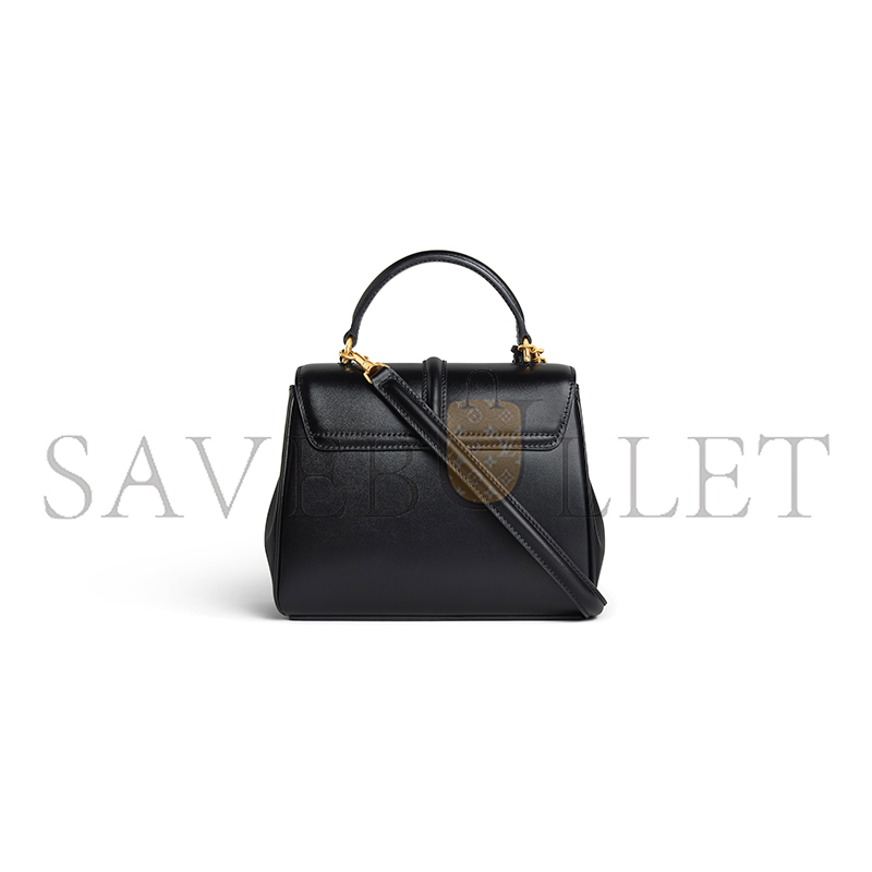 Ce**e mini 16 in satinated calfskin 197983bey.38no (17.5*14*7cm)