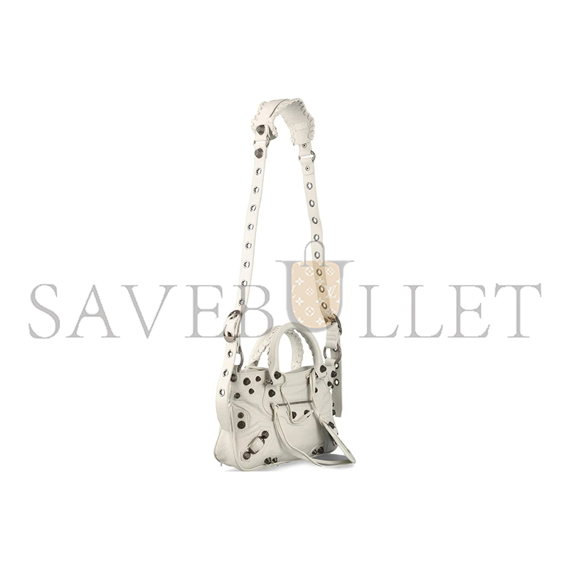 Ba*len*cia*ga neo cagole shoulder bag in white 7515231vg9y9914 (29.2*23.8*5cm)