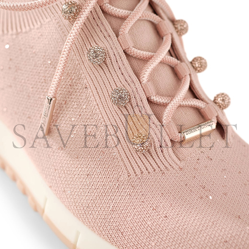 Ji*y Ch* veles macaron sequin knit trainers velesbnv113145