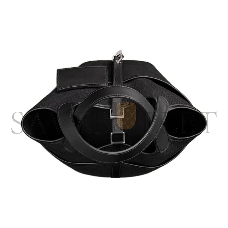 H**me5 picotin lock 18 gargo goeland swift silver hardware h083189ckaa (18*18*13cm)