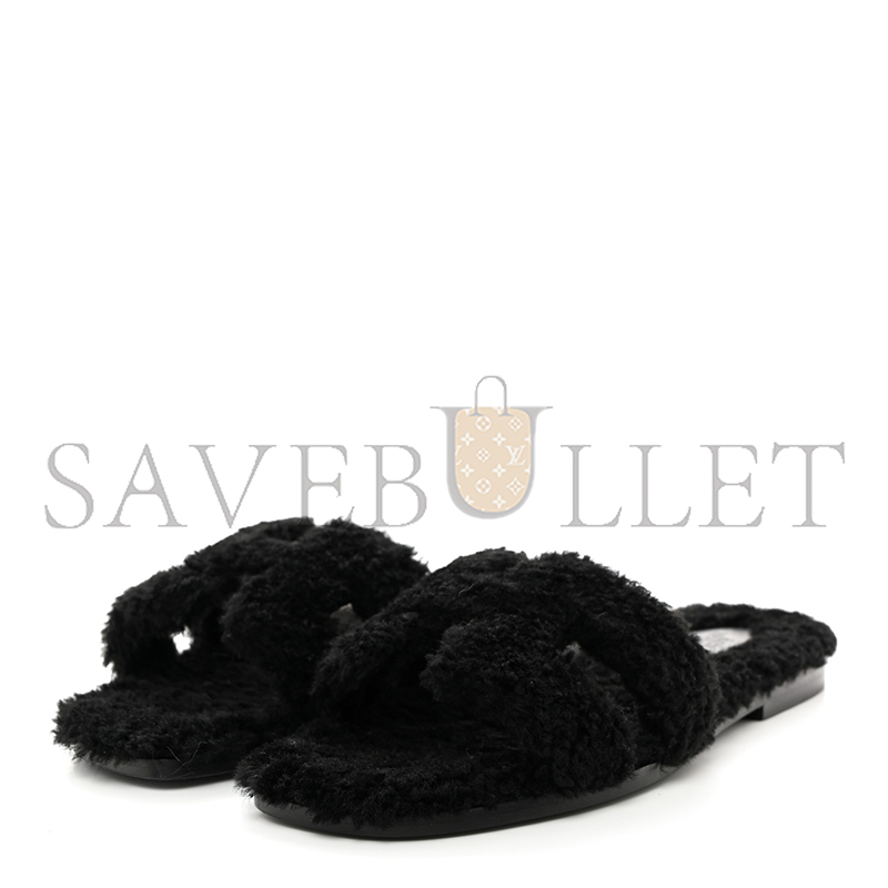 H**mes woolskin oran sandals 1512309