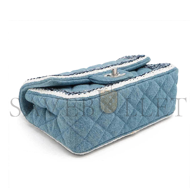 Ch*el denim quilted shoulder bag 239360 (20*12.4*7.1cm)