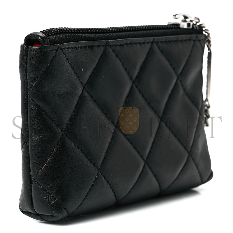 Ch*el cambon key pouch black 1259291 (13*8*3cm)