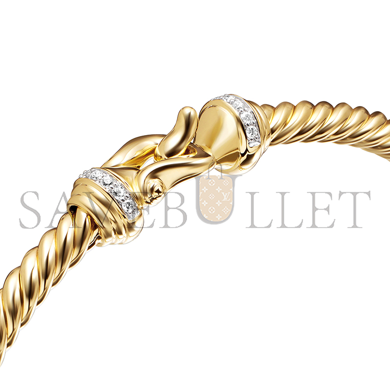 Dau1d Yvrm*n BUCKLE CABLESPIRA® FLEX BRACELET 3.5MM B14626D88ADI