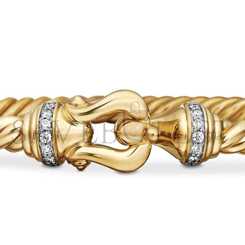 Dau1d Yvrm*n BUCKLE CABLESPIRA® FLEX BRACELET 3.5MM B14626D88ADI