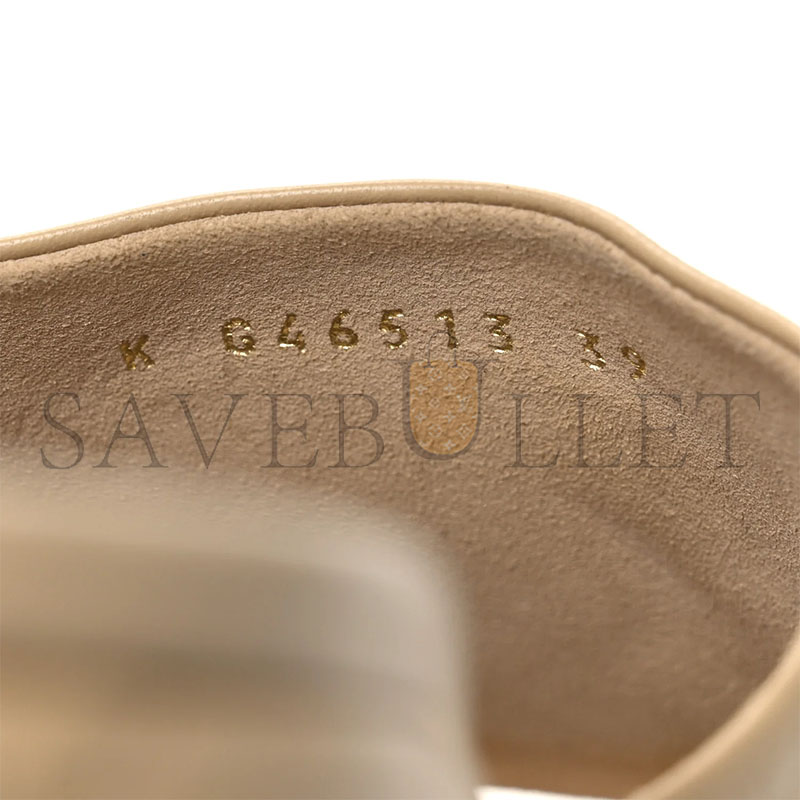 Ch**el LAMBSKIN QUILTED CC PLATFORM MULES