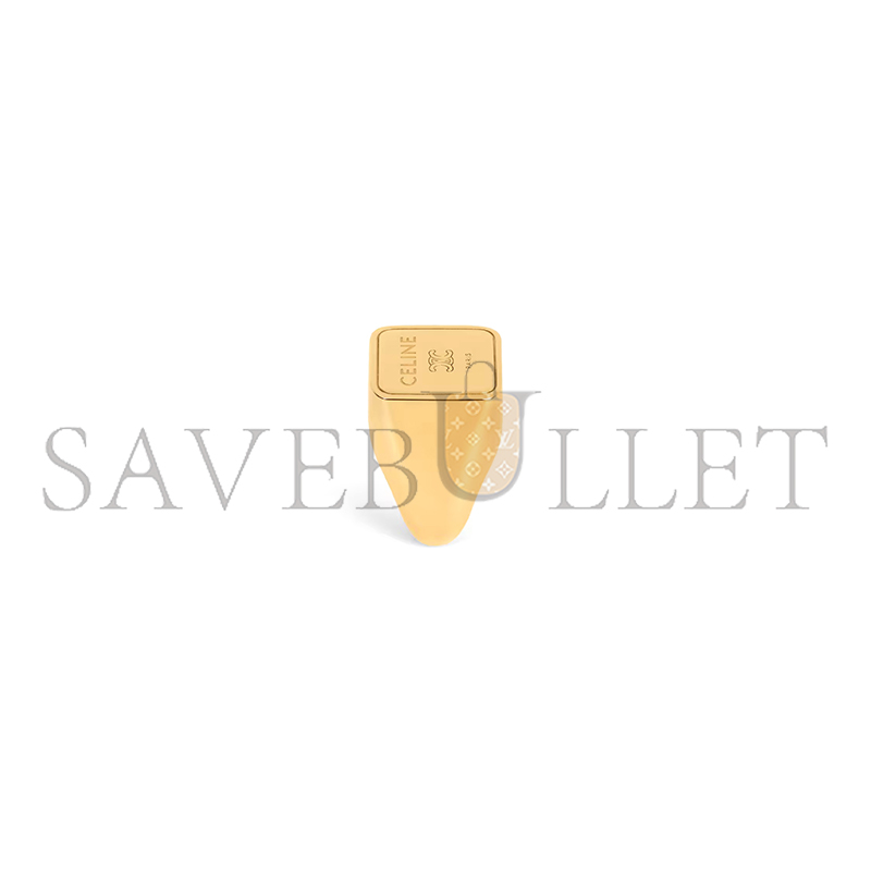 Ce1i*e TRIOMPHE SQUARE SIGNET RING B104W6BRA.35OR