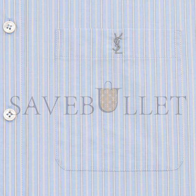 Y51 CASSANDRE STRIPED POPLIN COTTON SHIRT 861080Y7J664427