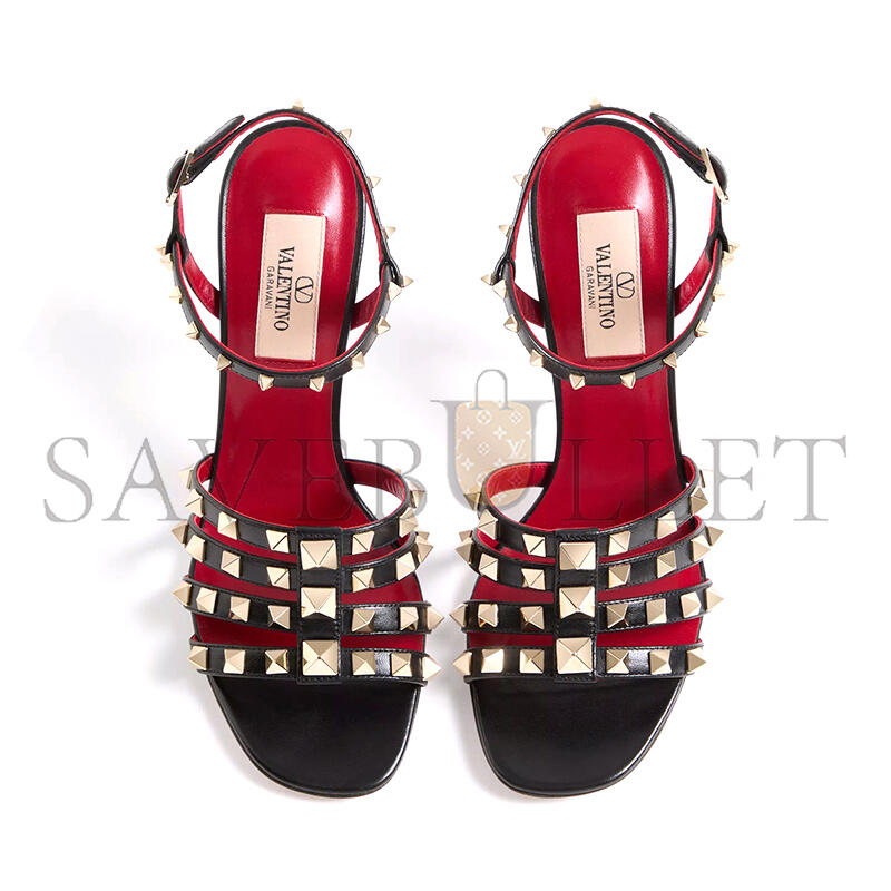 Va1e*ntin0 GARAVANI ROCKSTUD KIDSKIN SANDAL 100MM 9W2S0PV5JDW_0NO