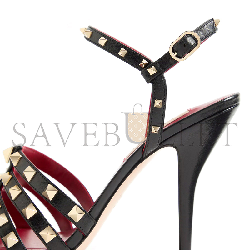 Va1e*ntin0 GARAVANI ROCKSTUD KIDSKIN SANDAL 100MM 9W2S0PV5JDW_0NO