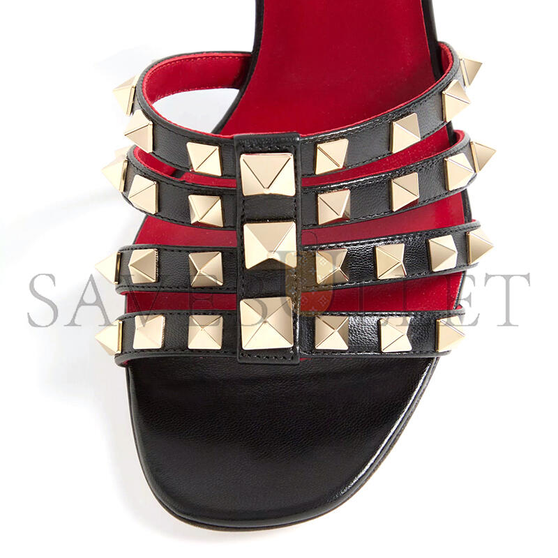 Va1e*ntin0 GARAVANI ROCKSTUD KIDSKIN SANDAL 100MM 9W2S0PV5JDW_0NO