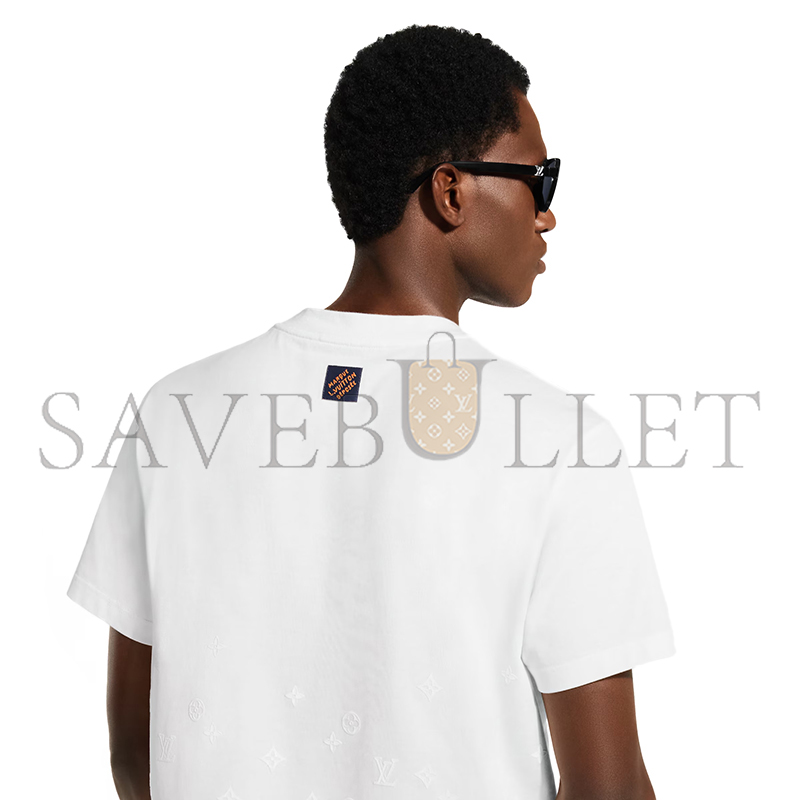 L0vis Vvtt0n FLOCK PRINT MONOGRAM GRADIENT T-SHIRT 1AK7LS