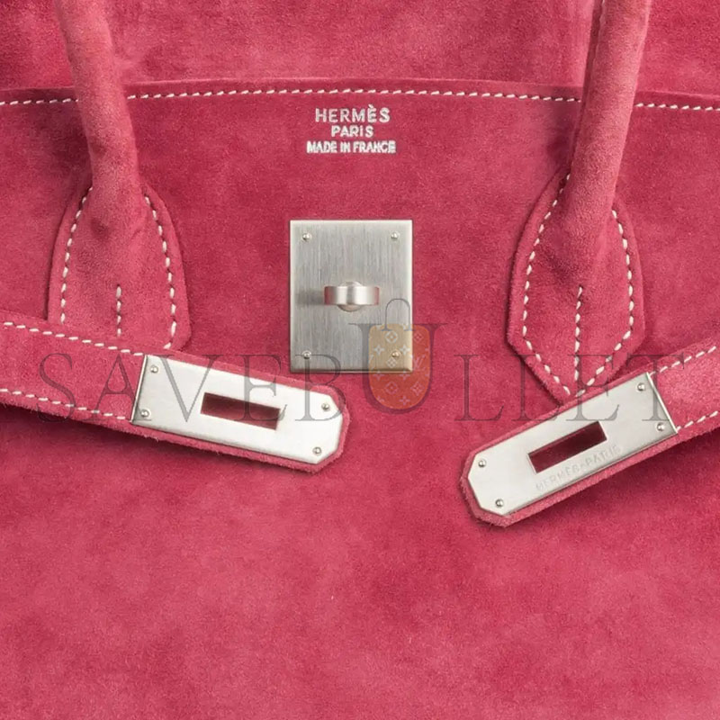 H**me5 msater birkin 35 bag veau doblis palladium hardware (35*25*18cm)