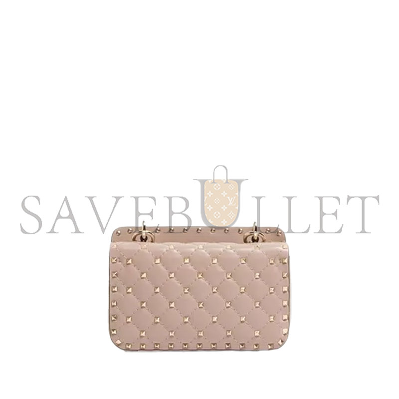 Va1e*ntin0 SMALL NAPPA ROCKSTUD SPIKE BAG 7W2B0123NAP_P45 (20*12*6cm)
