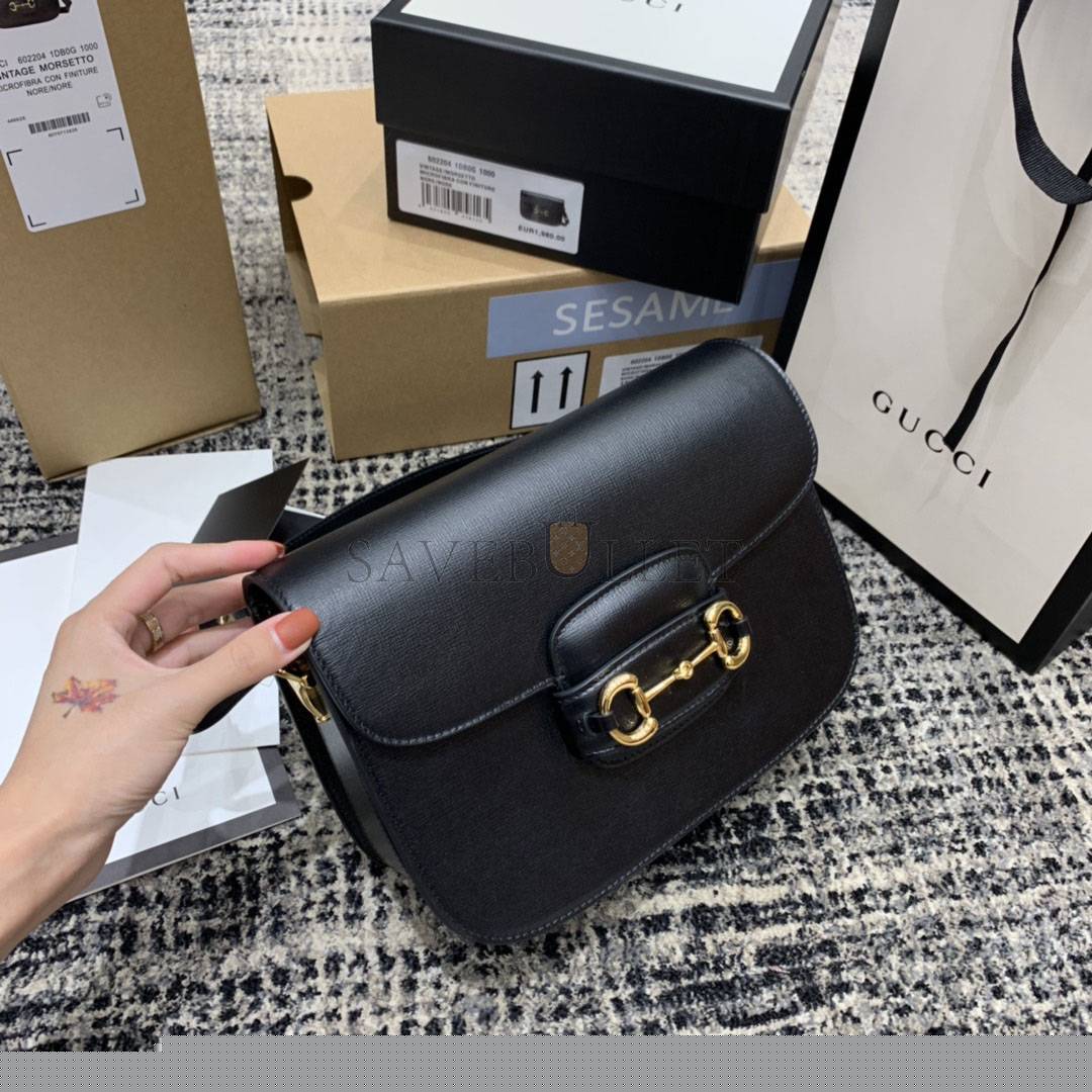 G*u*i 1955 horsebit shoulder bag 602204  (25*18*8cm)