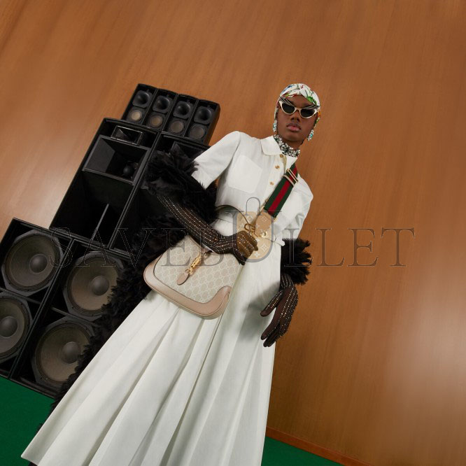 G*u*i jackie 1961 medium gg shoulder bag 678843 (28*19*4.5cm)