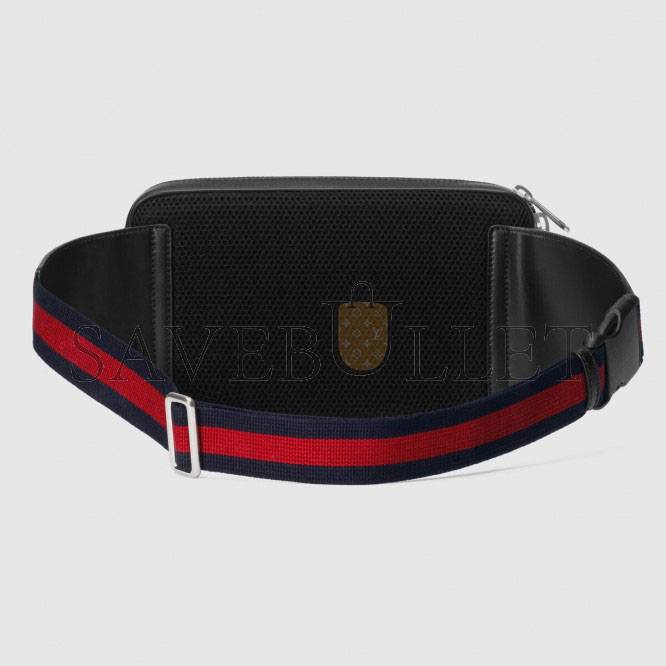 G*u*i gg black belt bag 474293 (24*14*5.5cm)