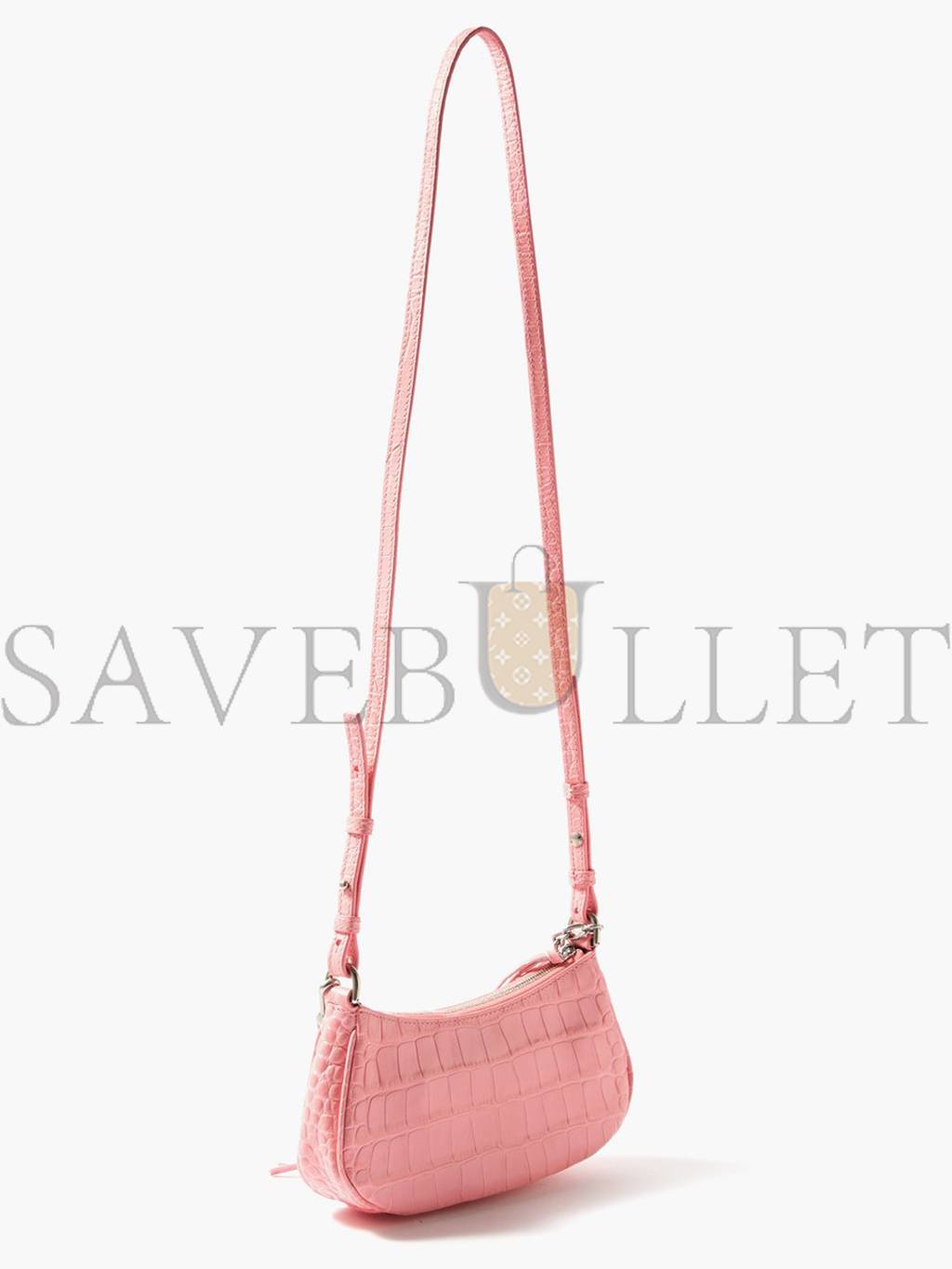 Ba*len*cia*ga pink le cagole mini croc-effect leather shoulder bag matchesfashion us (20*10*3.5cm)