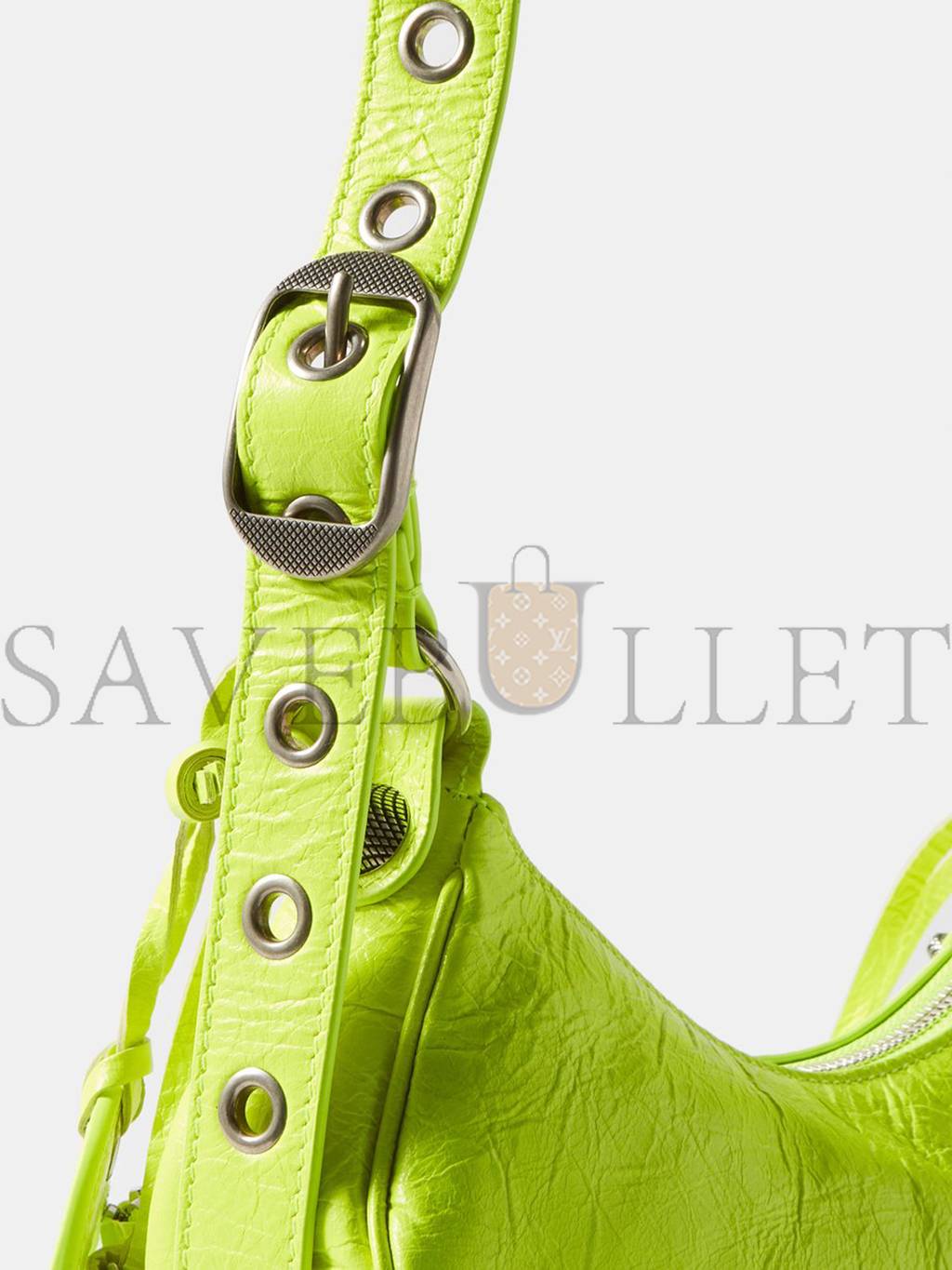Ba*len*cia*ga green le cagole xs leather shoulder bag matchesfashion us (25.6*11.4*7.3cm)