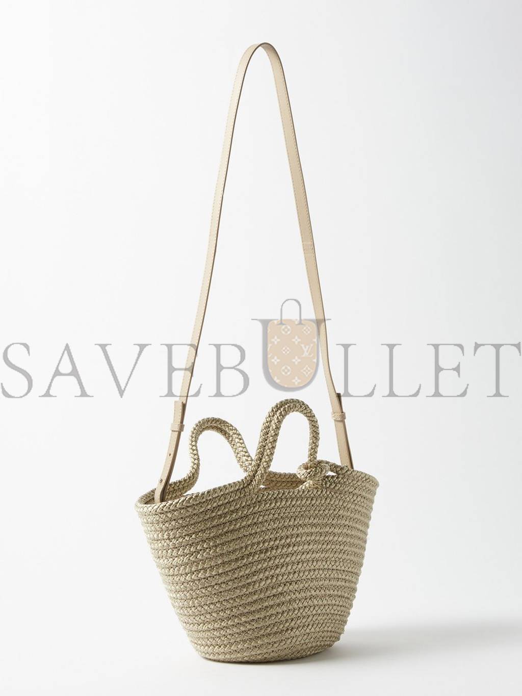 Ba*len*cia*ga neutral ibiza woven basket bag matchesfashion us (32*20.5*14cm)