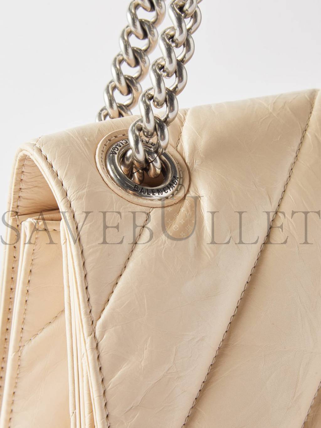 Ba*len*cia*ga neutral crush m quilted crinkled-leather shoulder bag matchesfashion us (25.5*15*6.4cm)