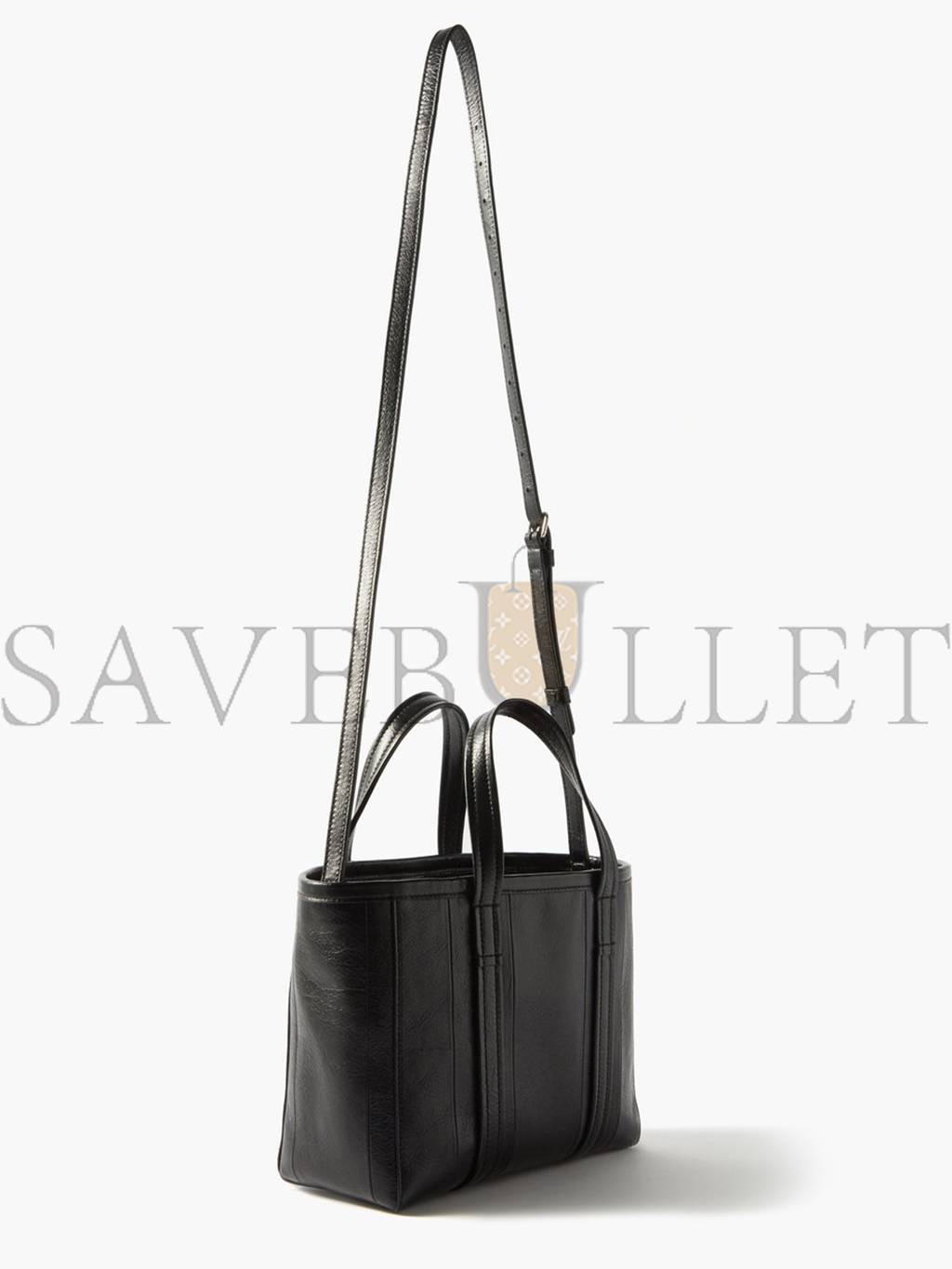 Ba*len*cia*ga black barbes s crinkled-leather tote matchesfashion us (23.5*20*10cm)