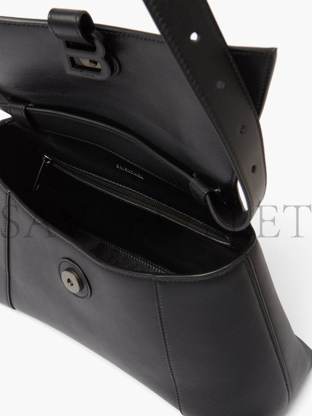 Ba*len*cia*ga black hourglass s leather bag matchesfashion us (29*17.8*10.5cm)