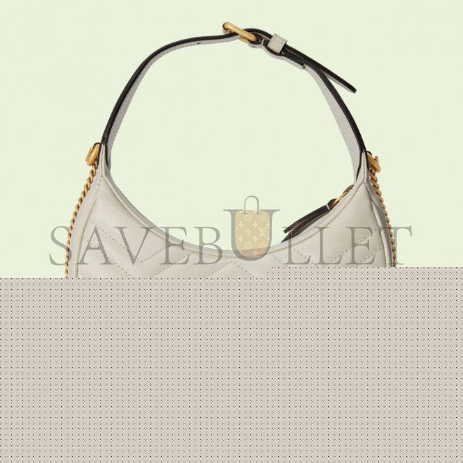 G*u*i gg marmont half-moon-shaped mini bag 699514 (21*11*5cm)