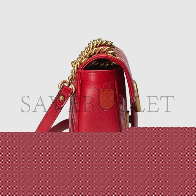 G*u*i gg marmont matelassÉ mini bag ‎446744   (23*14*6cm)