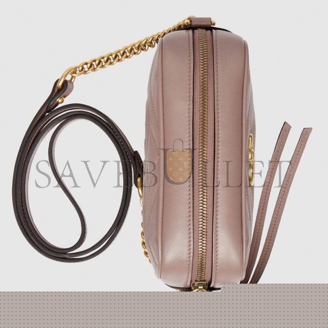 G*u*i gg marmont matelassÉ mini bag 448065 (18*12*6cm)