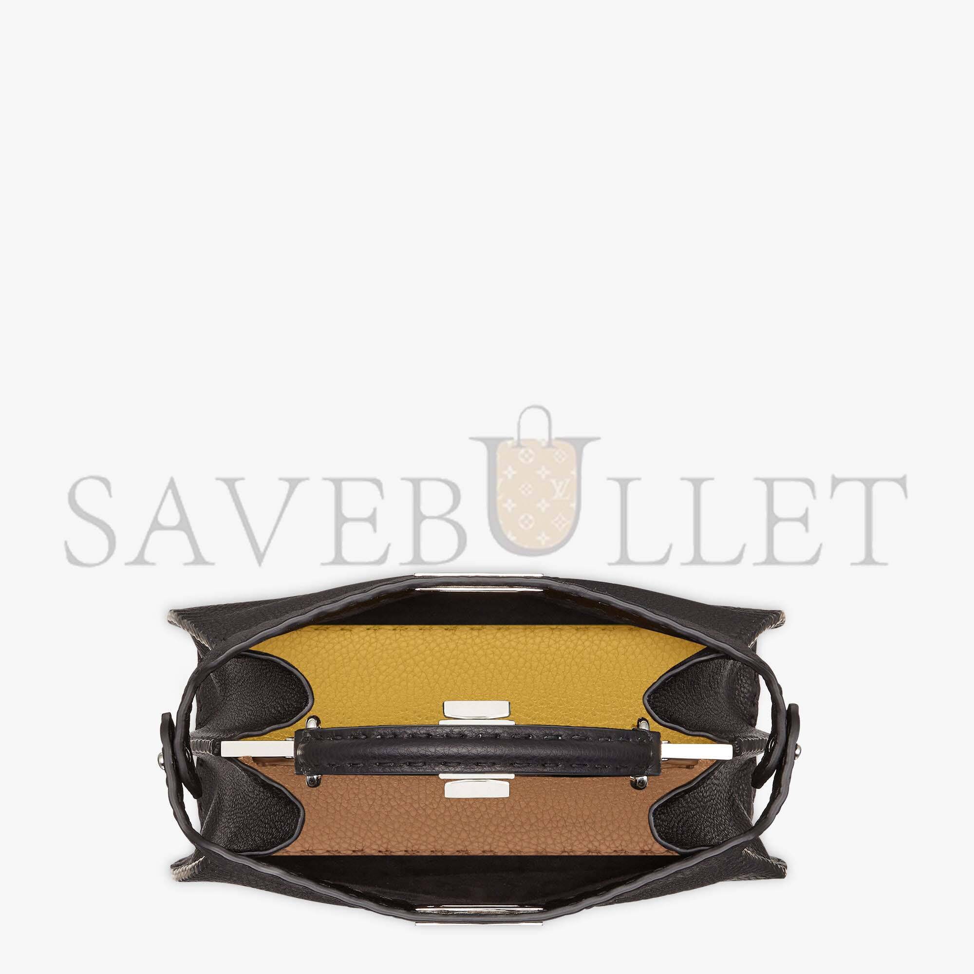 F**di peekaboo i seeu small - black selleria bag 8bn327adylf1eej (27*21*11cm)